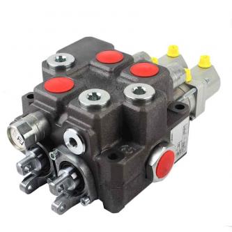 2-section hydraulic valve RM272 with pneumatic control
